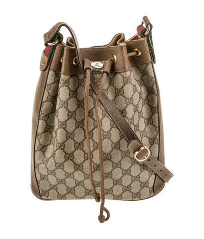Gucci Gg Supreme Shoulder Bag Vintage
