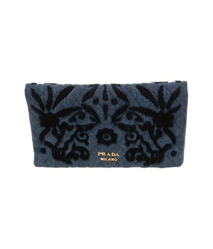 Prada Denim Clutch