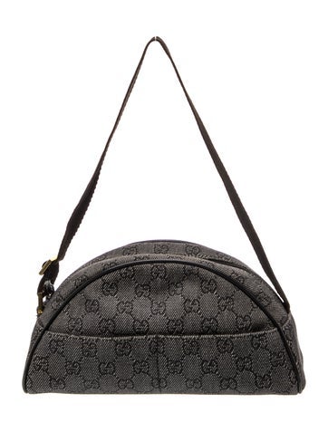 GG Denim Shoulder Bag