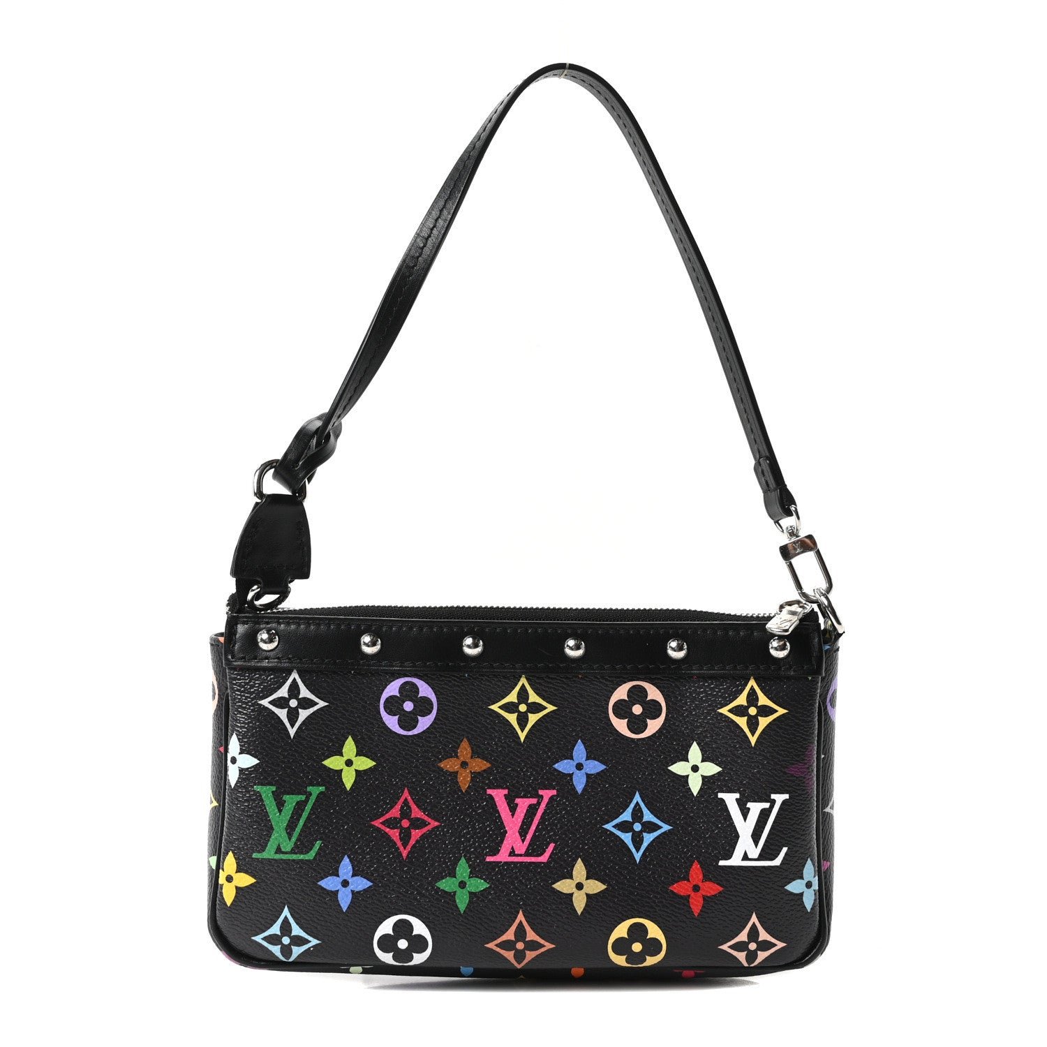 Louis Vuitton LV X TM Monogram Multicolor Pochette Accessories Black