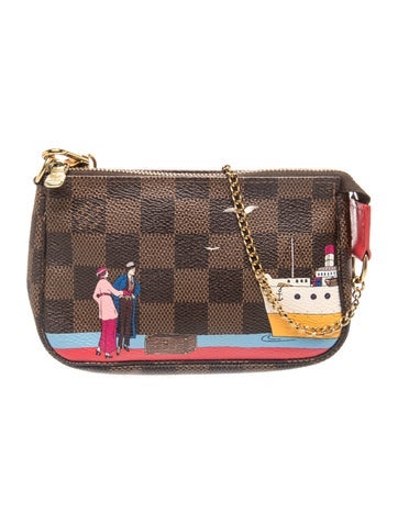 Damier Ebene Pochette Accessoires Mini Vintage