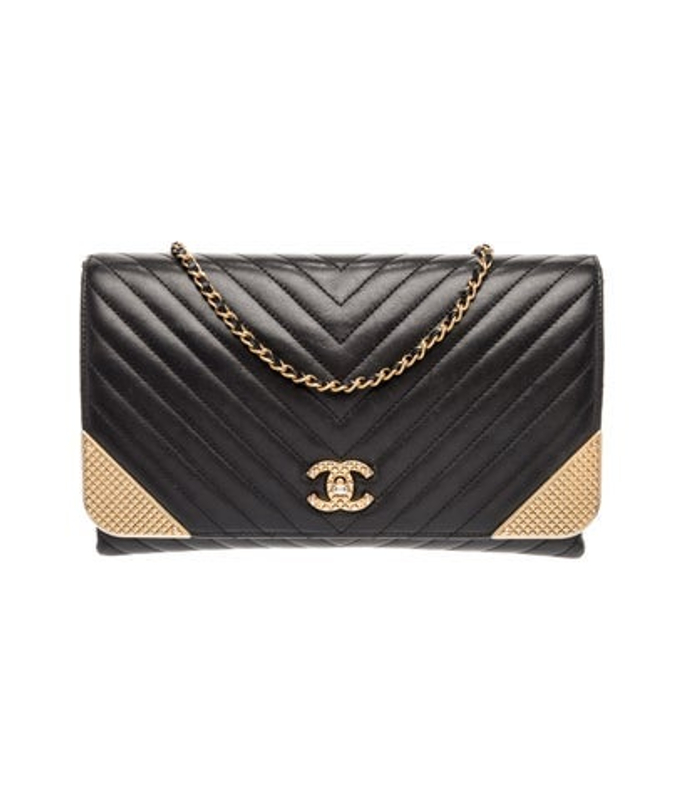 Chanel Rock The Corner Clutch W Chain
