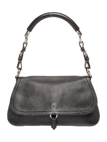 Vitello Daino Leather Shoulder Bag