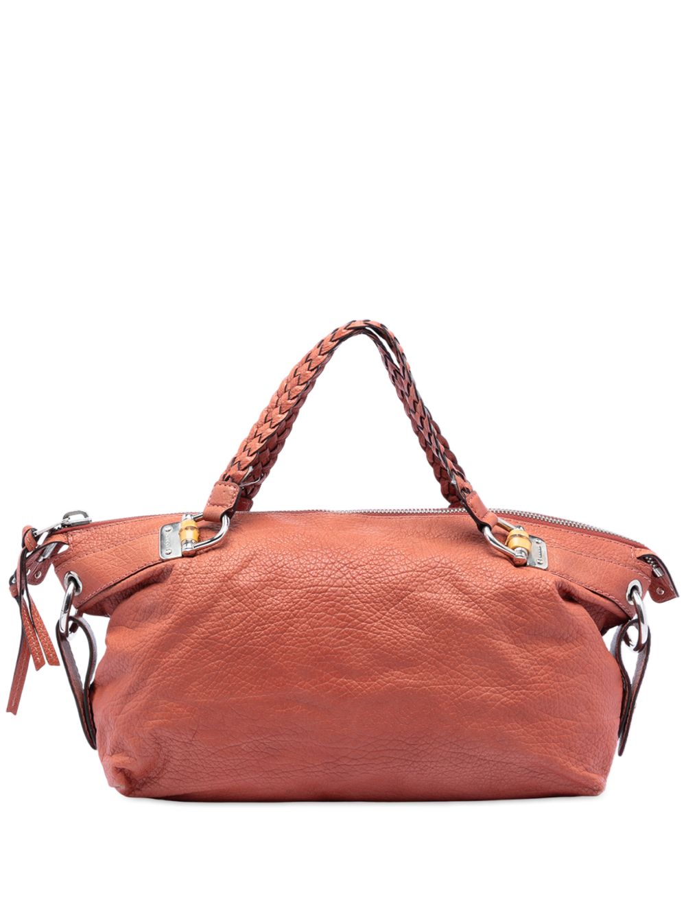 2016-2026 Medium Leather Bamboo Bar tote bag