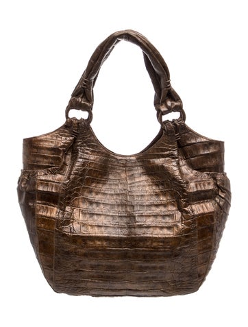 Nancy Gonzalez Crocodile Shoulder Bag