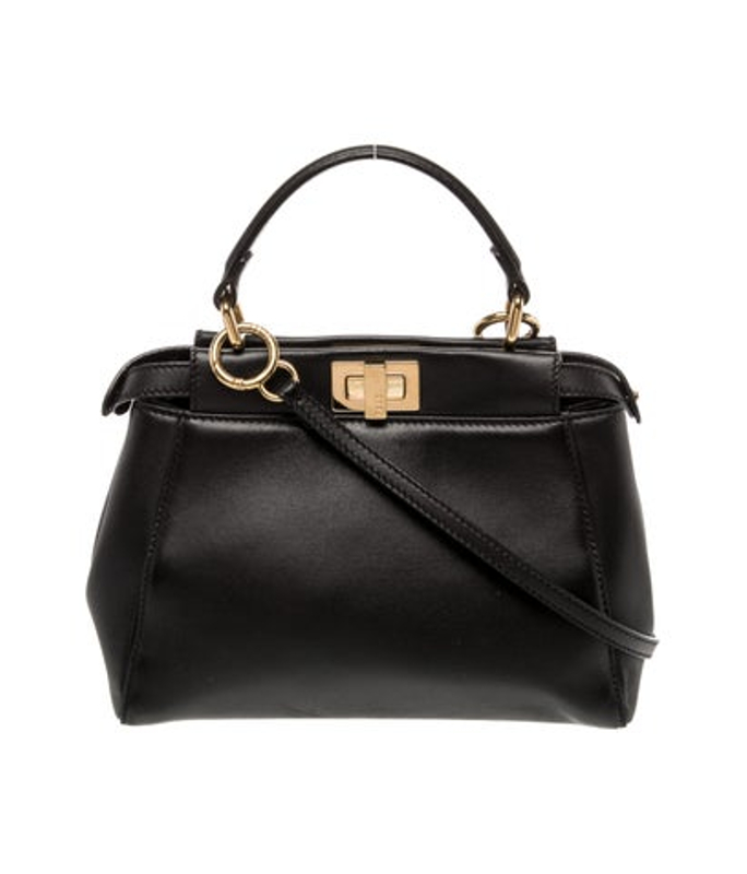 Fendi Leather Peekaboo Mini