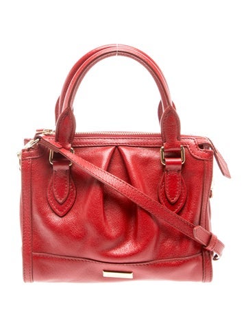 Leather Top Handle Bag