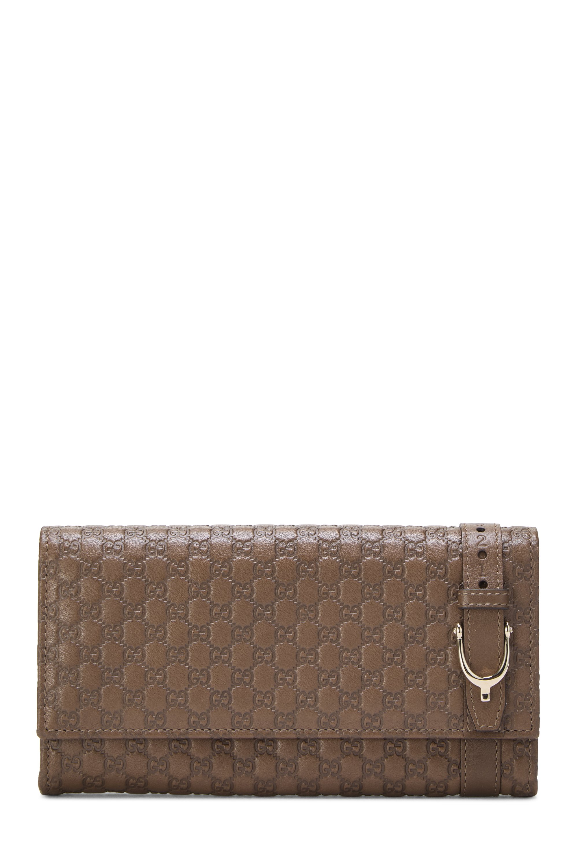 Brown Microguccissima Nice Continetnal Wallet