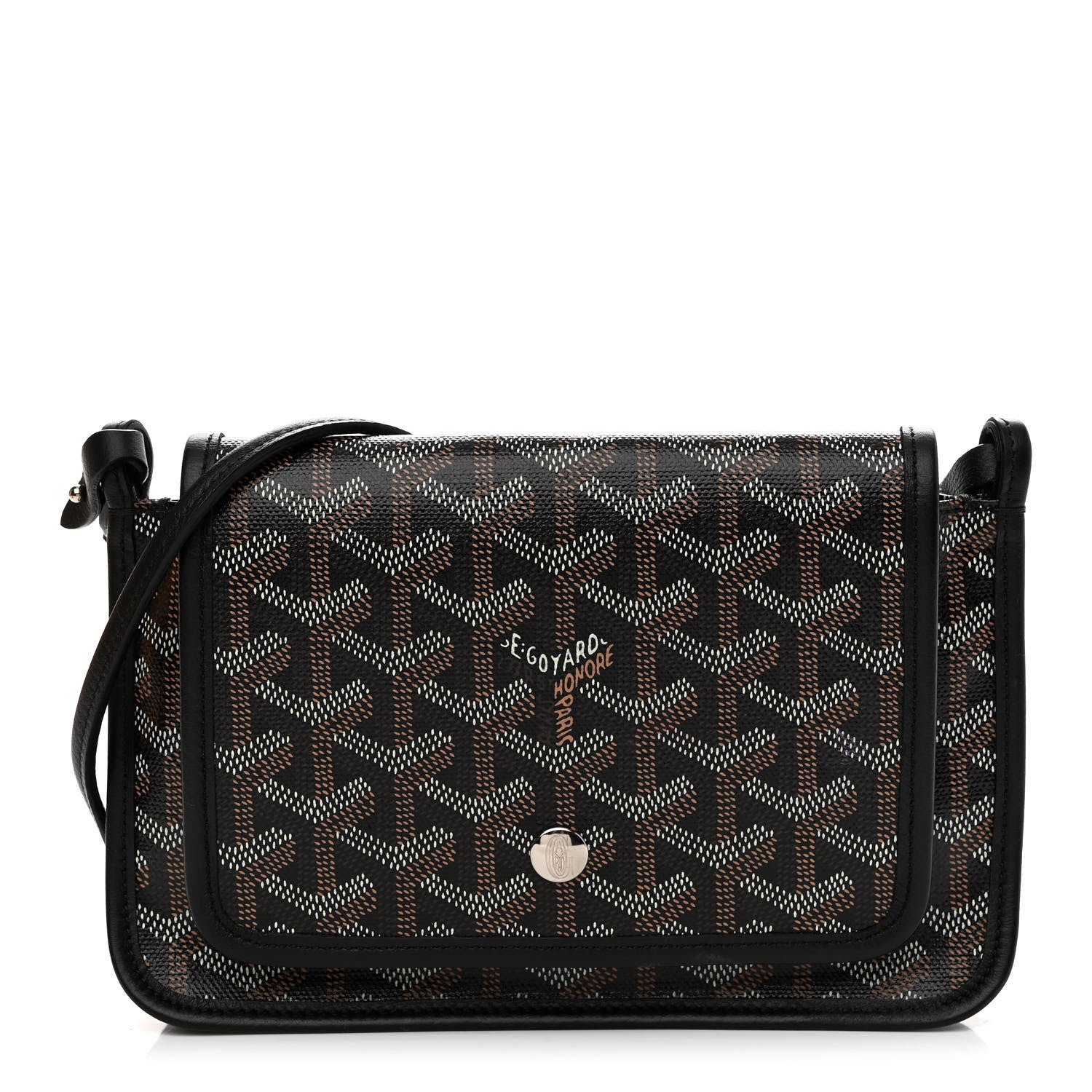 Goyard Goyardine Plumet Wallet Clutch Black