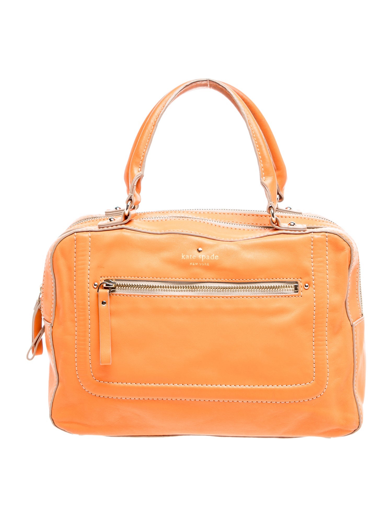 Leather Top Handle Bag