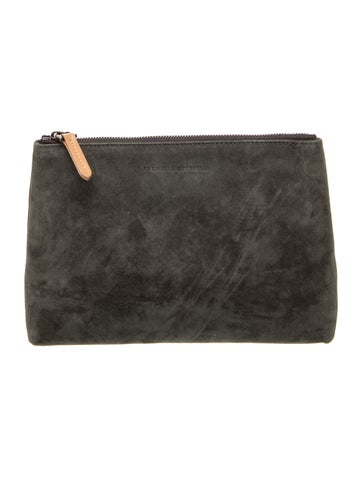 Suede Clutch