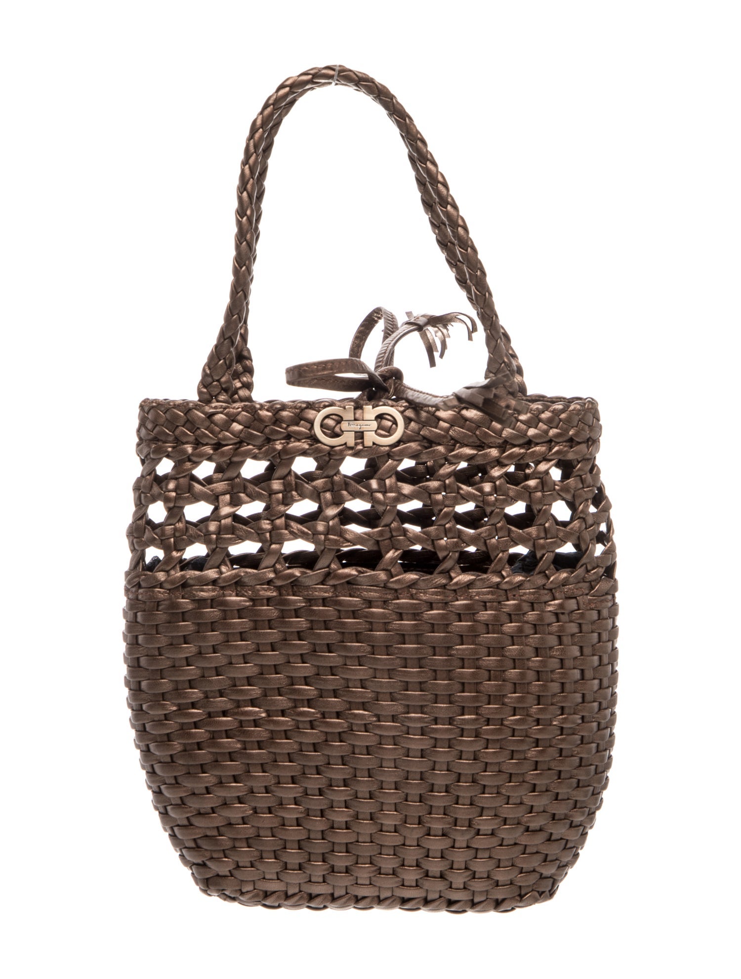 Ferragamo Gancini Top Handle Bag