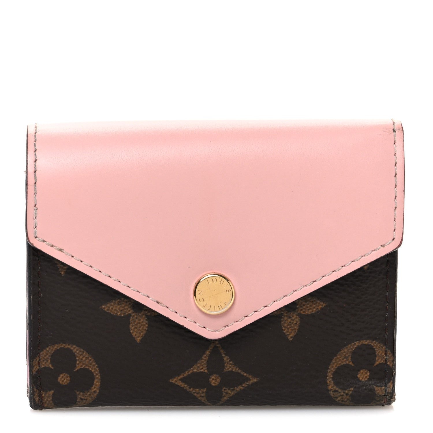 Louis Vuitton Monogram Zoe Wallet Rose Ballerine