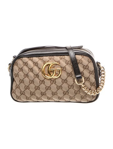 GG Canvas Marmont Small