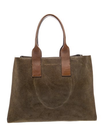 Brunello Cucinelli Suede Top Handle Bag