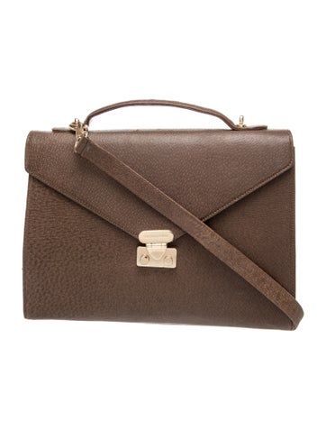 Valentino Leather Top Handle Bag