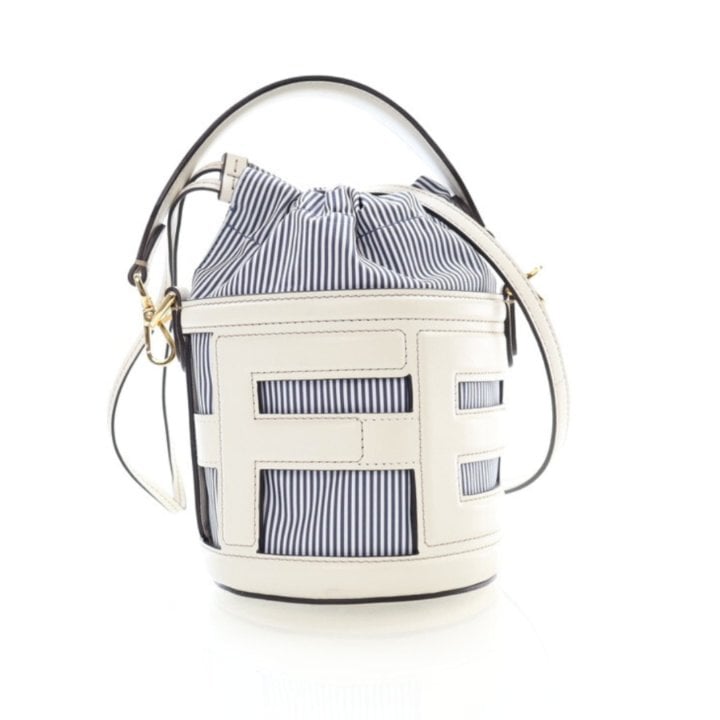 Fendi Step Out Leather Bucket Bag