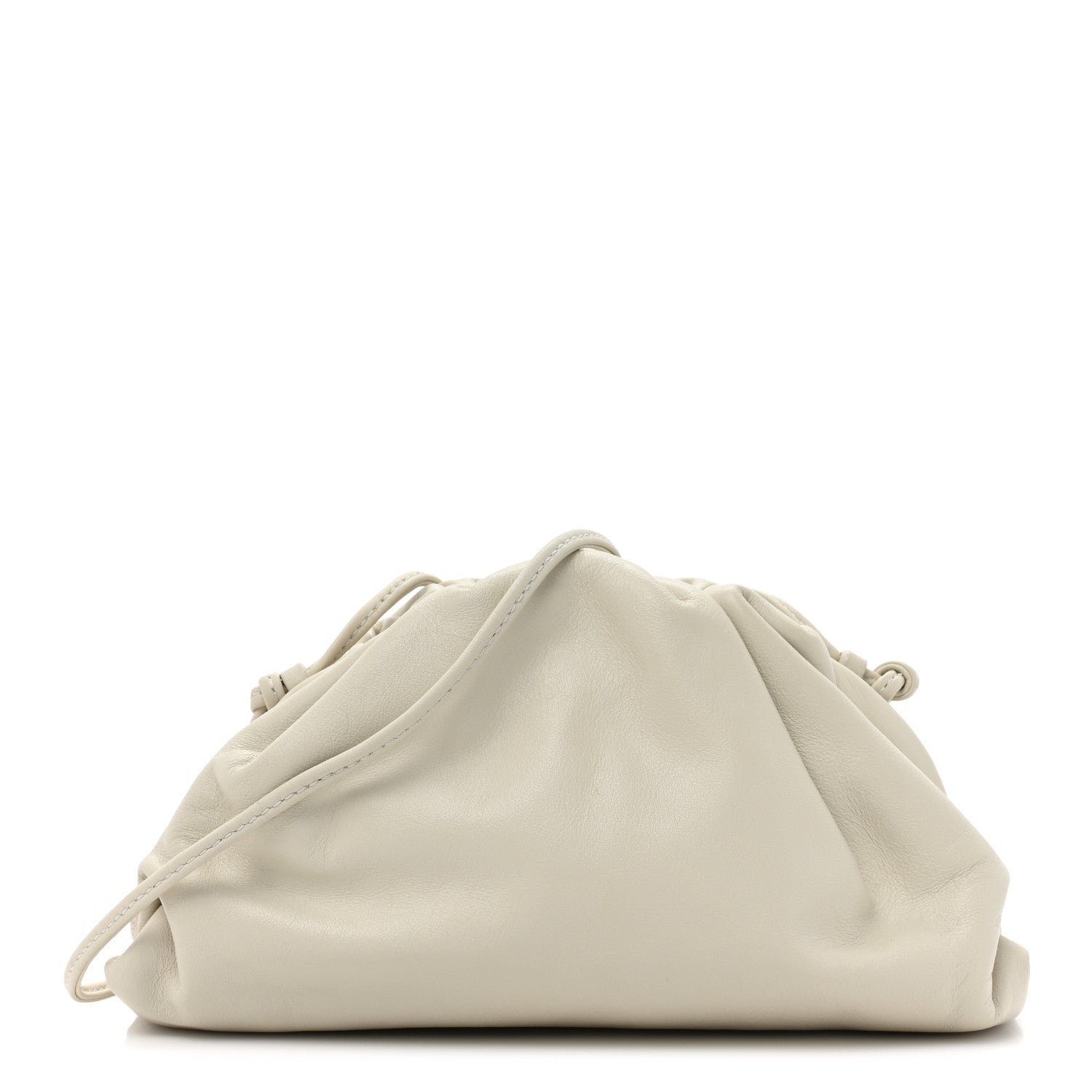 Bottega Veneta Butter Calfskin The Mini Pouch Chalk