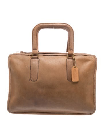 Leather Top Handle Bag
