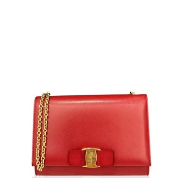 Canvas Miss Vara Bow Crossbody Bag