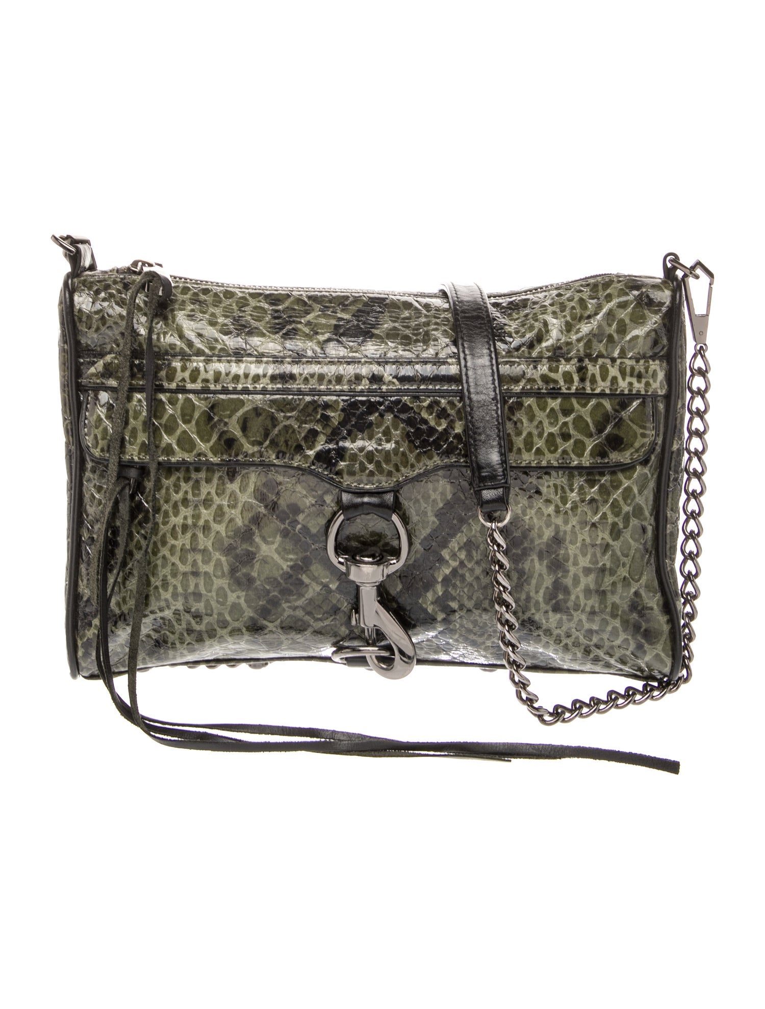 Embossed Leather Crossbody Bag