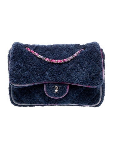 Large Quilted Spongebag Flap Bag