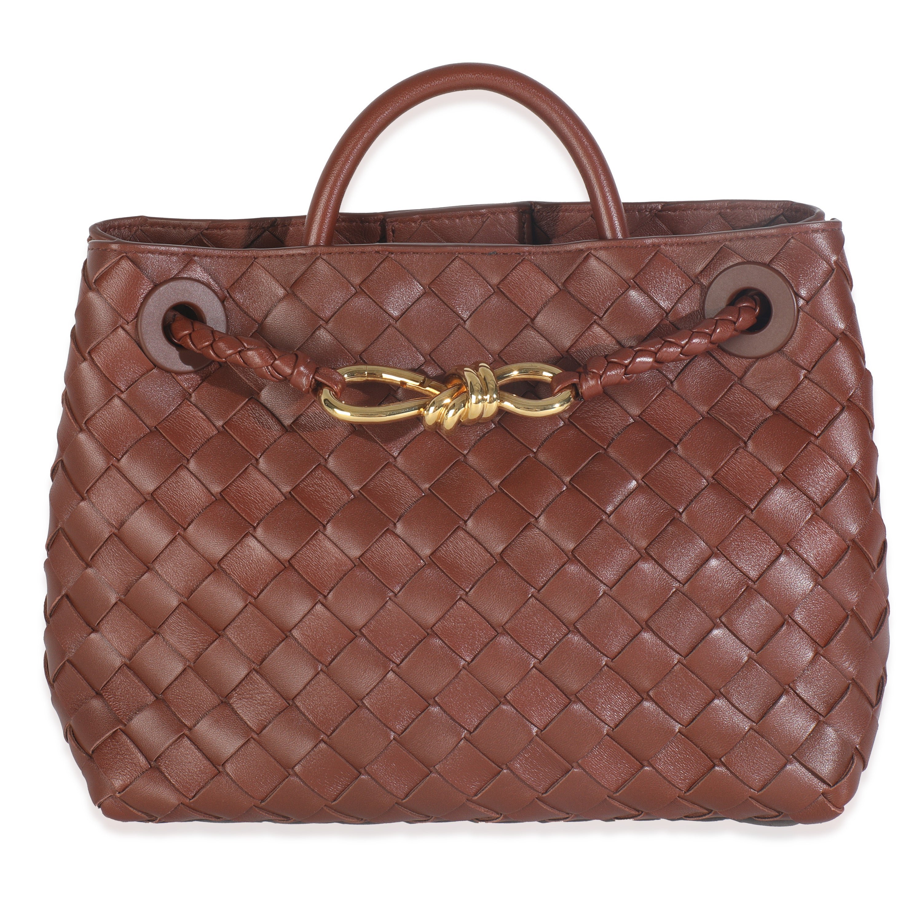 Bottega Veneta Sapele Nappa Intrecciato Small Andiamo