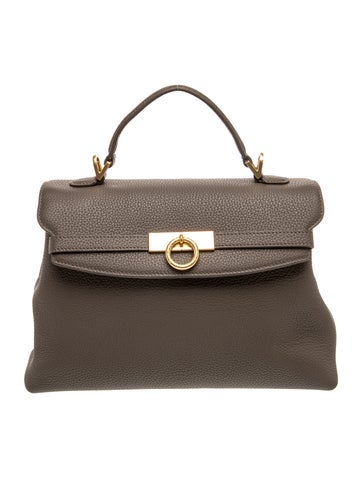 Leather Top Handle Bag