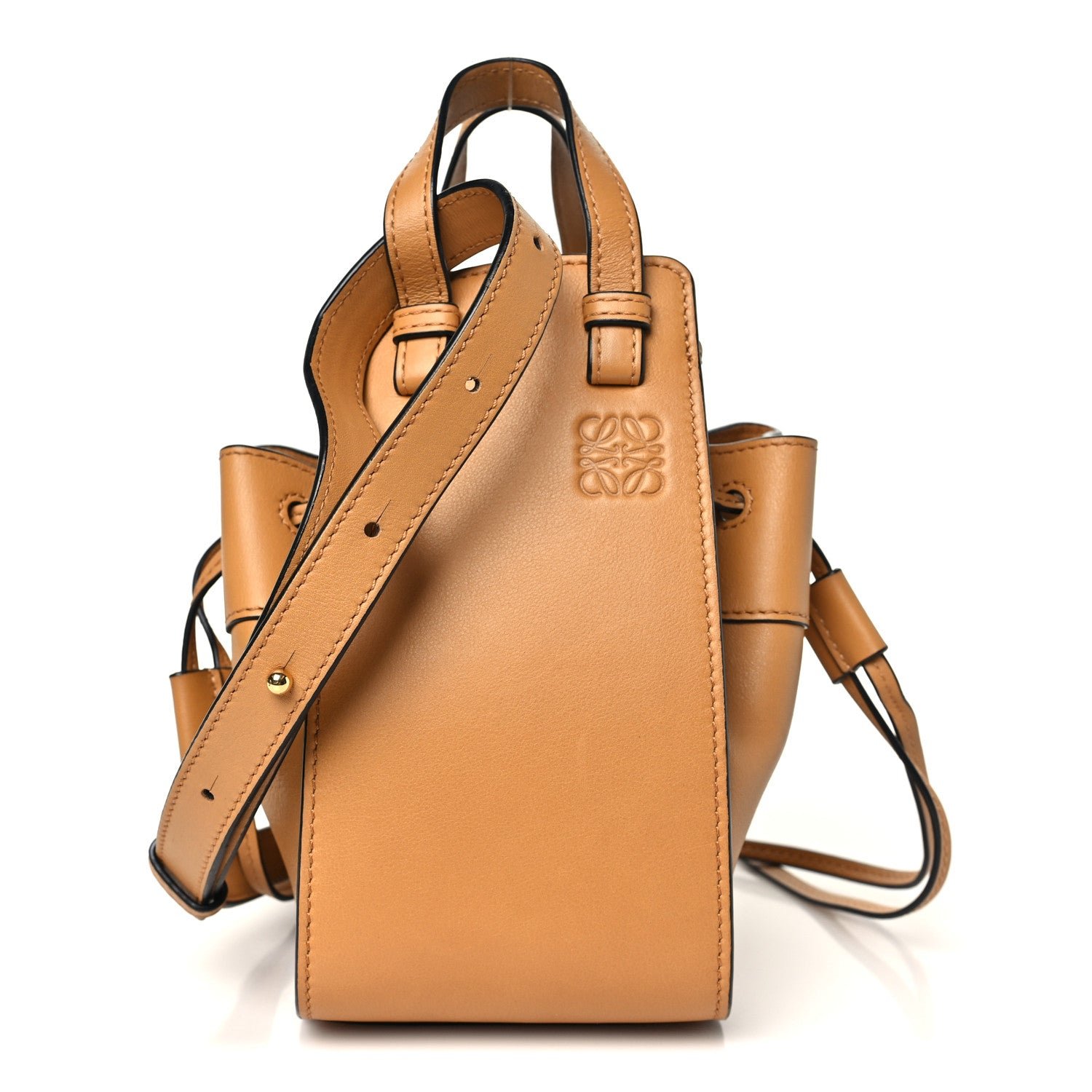 Loewe Calfskin Mini Hammock Shoulder Bag Warm Desert