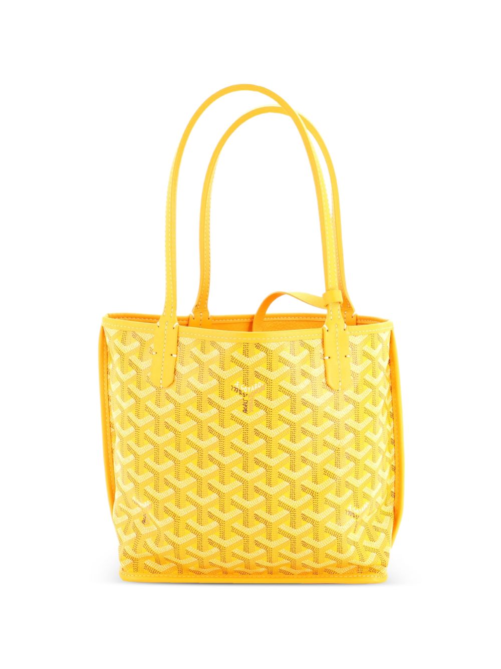 Anjou Reversible Tote Coated Canvas Mini satchel