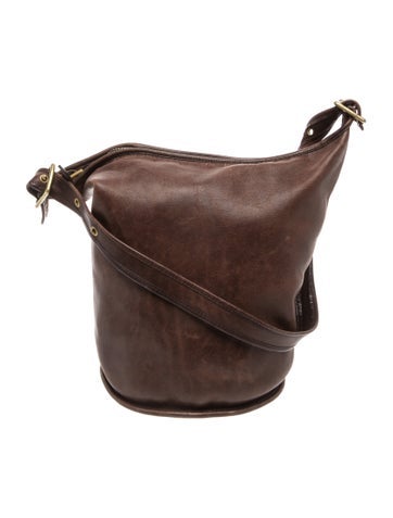 Leather Bucket Bag