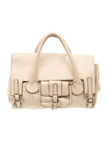 Leather Top Handle Bag