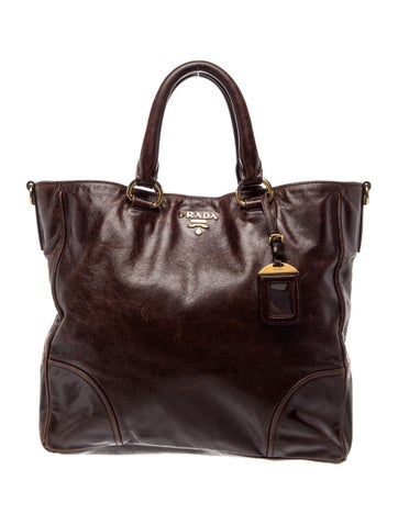 Vitello Shine Leather Top Handle Bag