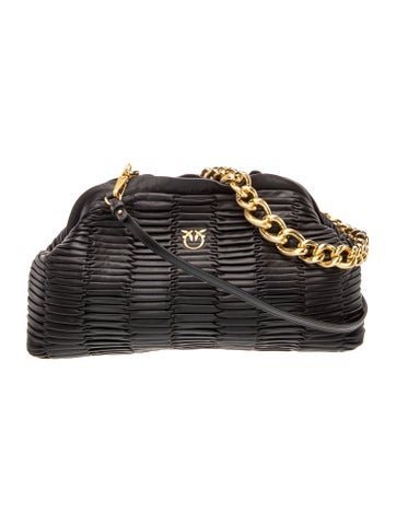 Pinko Leather Evening Bag