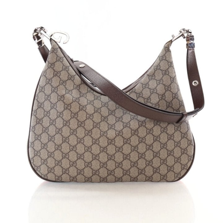 Gucci Medium GG Supreme Attache Shoulder Bag