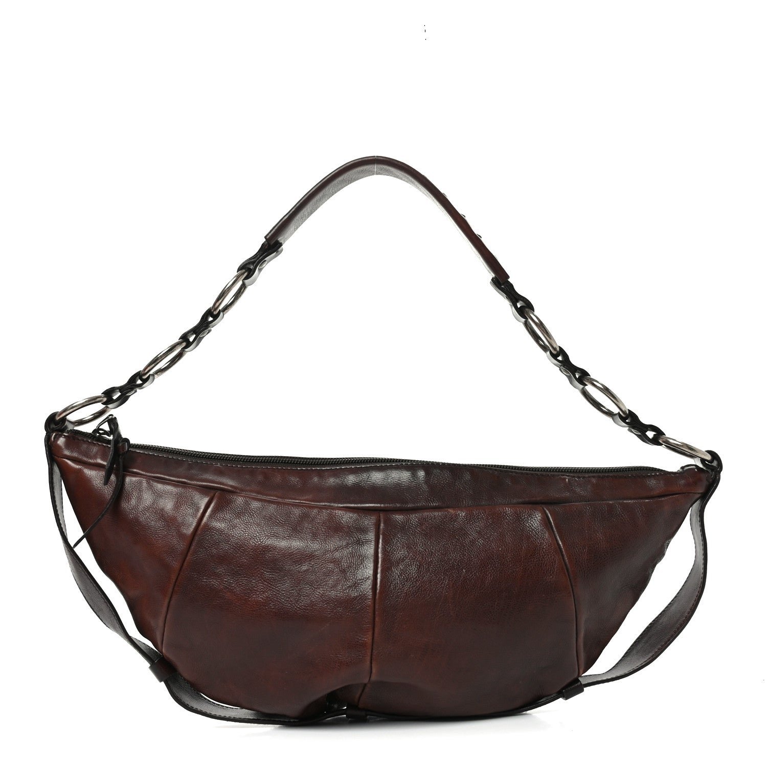Saint Laurent Calfskin Mombasa Sling Bag Brown