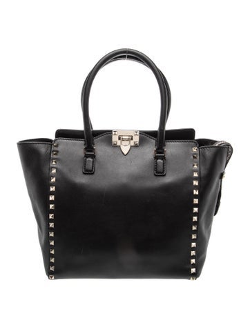 Valentino Rockstud Top Handle Bag