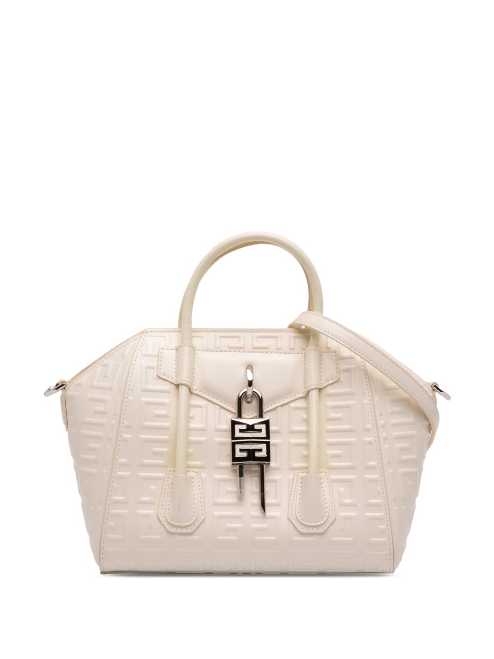 2021 Mini Calfskin 4G Antigona Lock satchel