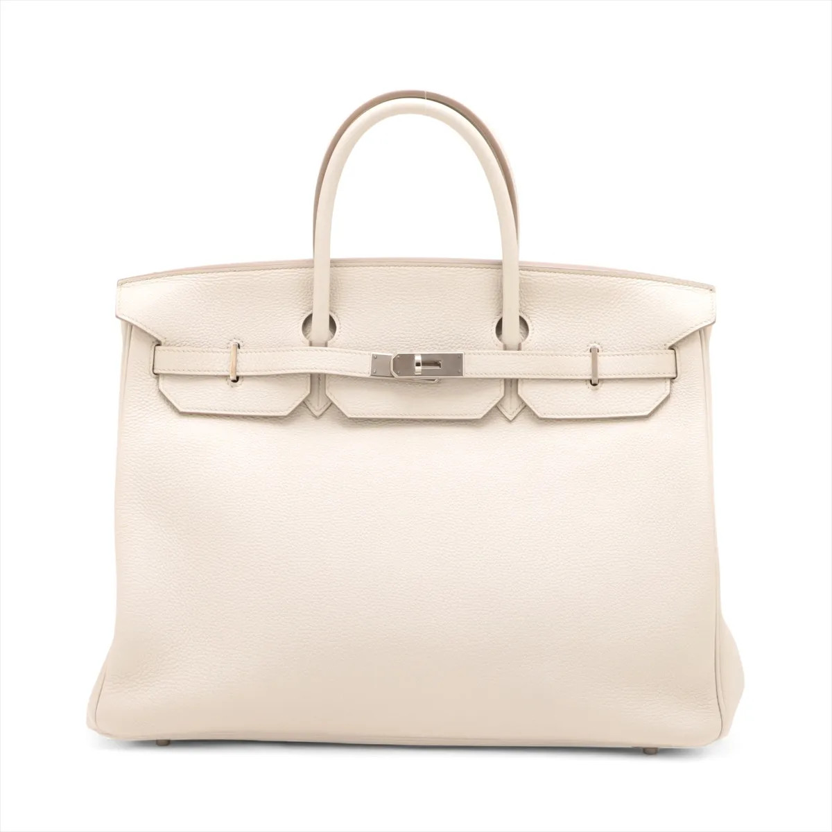 Hermès Birkin 40 Le Tournay Togo Beton Silver Metal Fittings