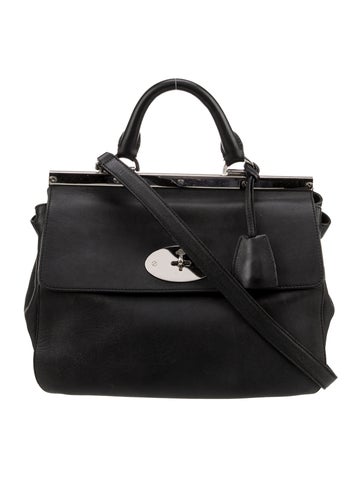Leather Top Handle Bag
