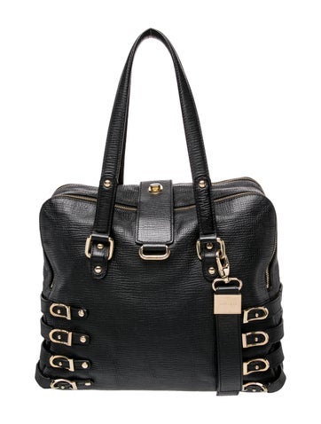 Leather Top Handle Bag