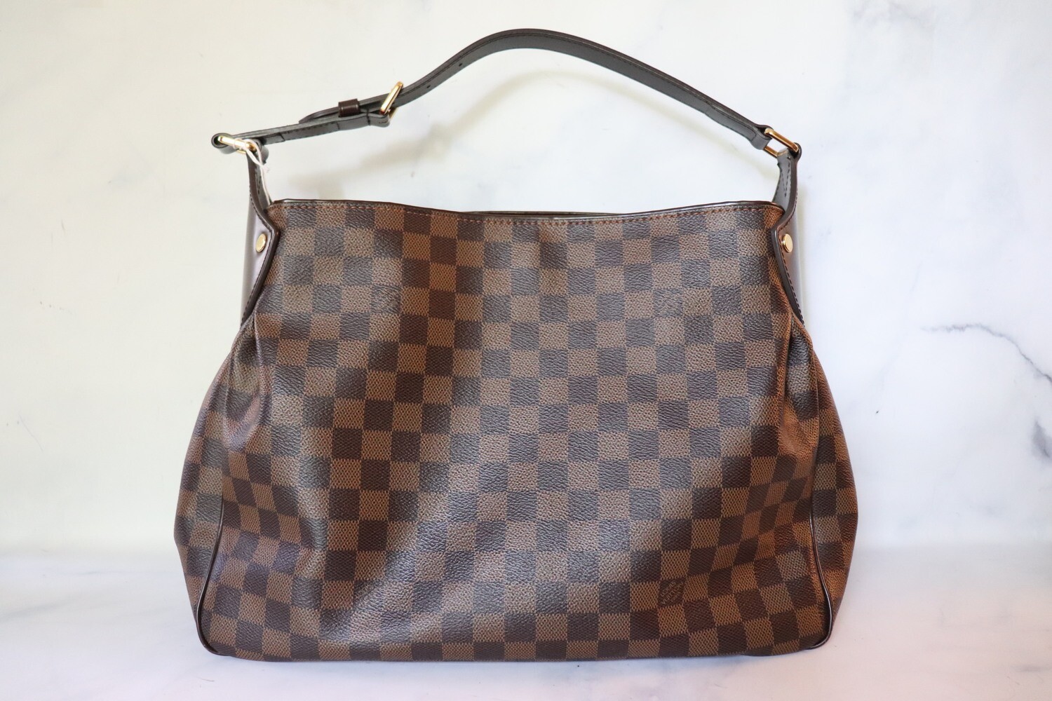 Louis Vuitton Louis Vuitton Reggia Hobo Damier Ebene, Preowned MA001