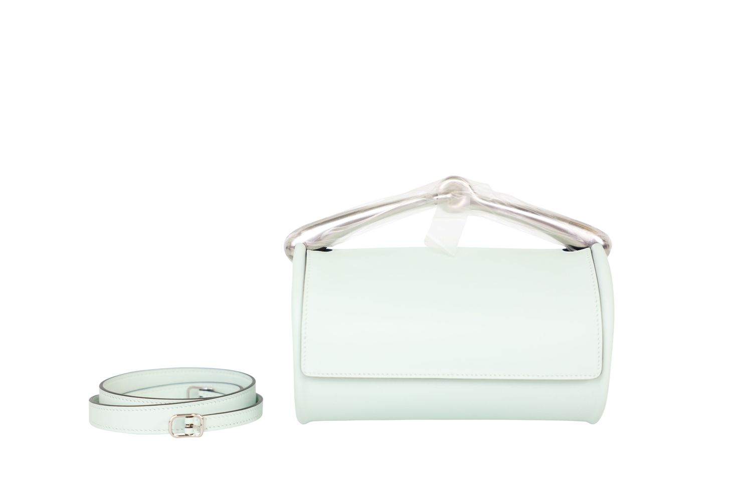 Hermes Maximores Bag, Light Green Vert Peppermint Swift Leather and Palladium Hardware, K 2025 Stamp, Preowned in Box WA001