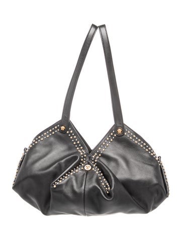Versace Leather Shoulder Bag