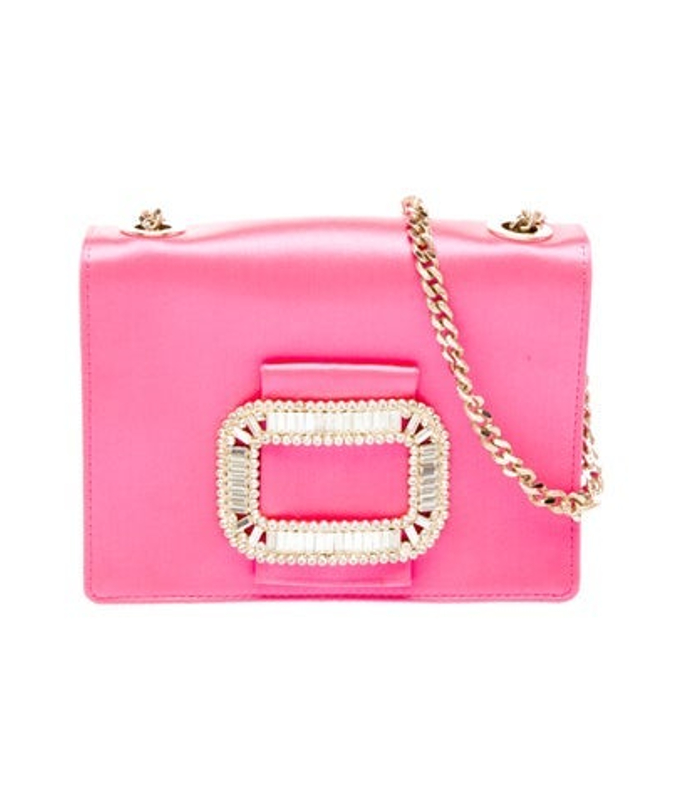 Roger Vivier Vivier Satin Crossbody Bag