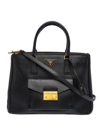 Enameled Metal Triangle Galleria Double Zip Medium