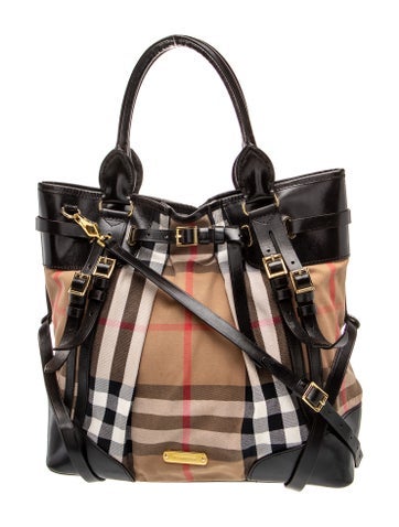 Haymarket Check Top Handle Bag