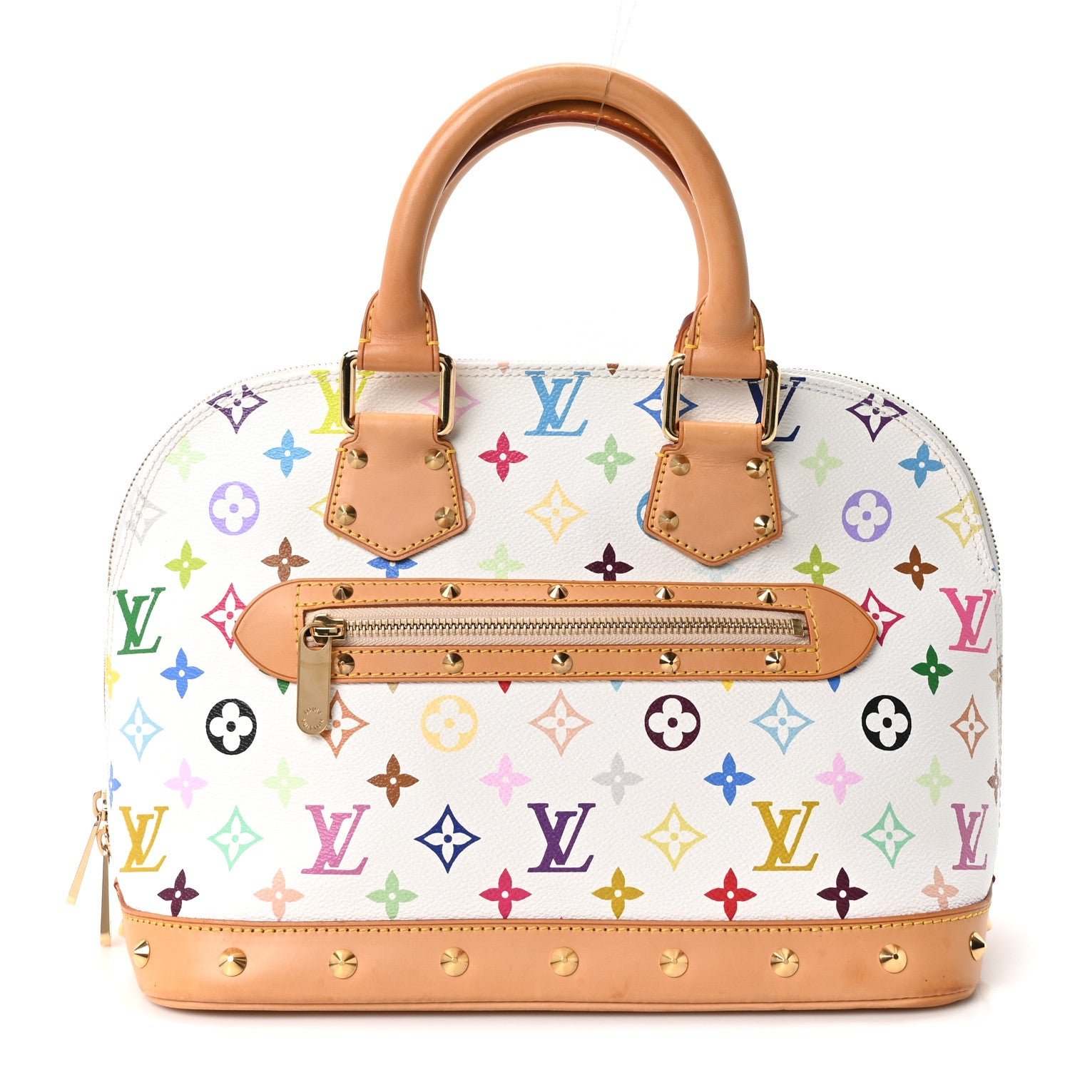 Louis Vuitton Monogram Multicolor Alma White