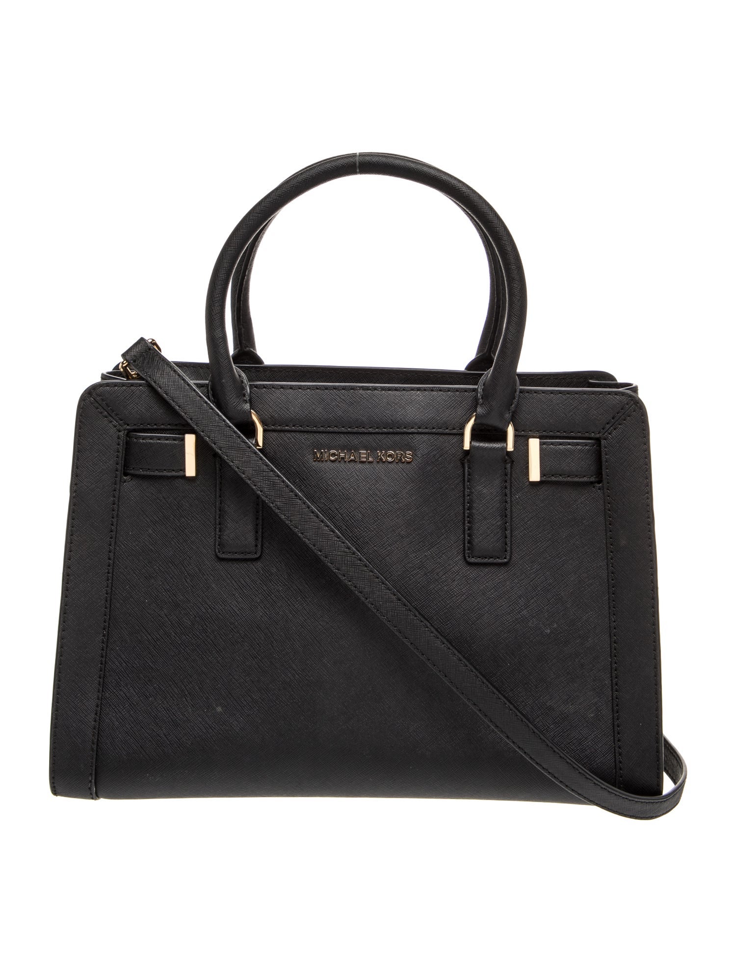 Saffiano Leather Top Handle Bag