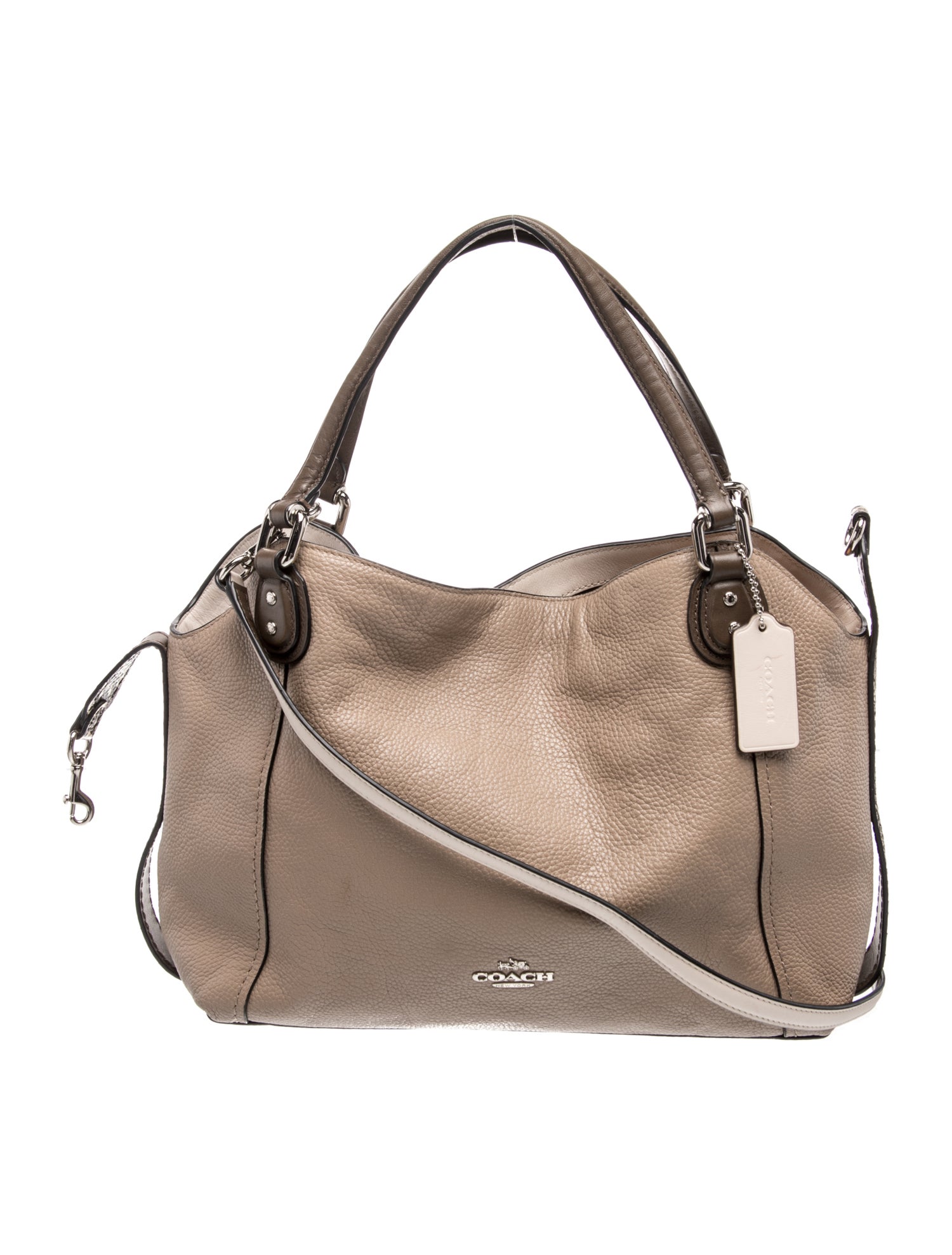 Leather Top Handle Bag